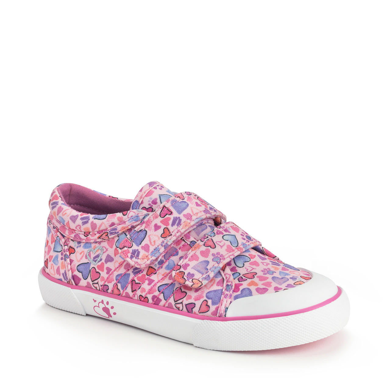 StartRite LOVEHEART Canvas Shoes (Pink) 25-30