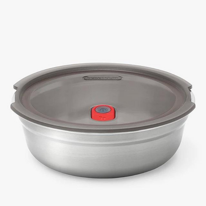 Round Microwaveable Multifunction Food Bowl Stainless Steel Small