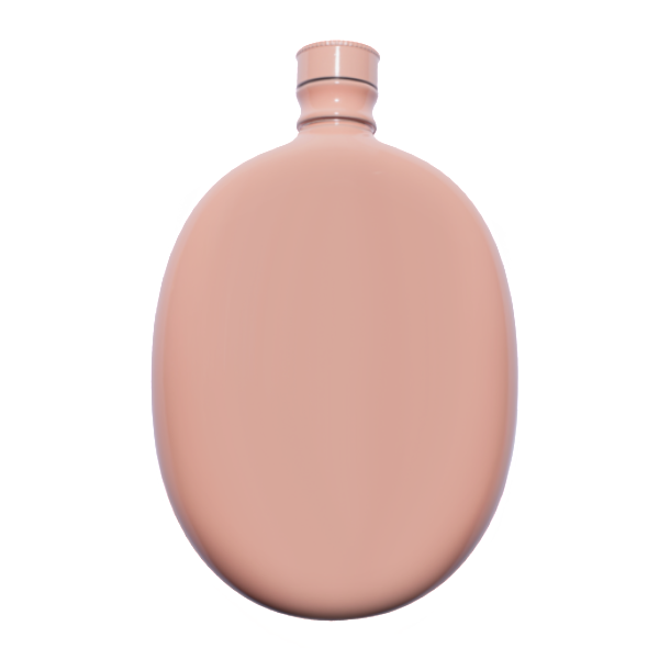 Oval Flask Light Pink