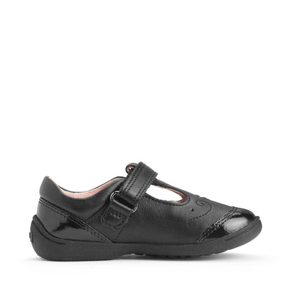 StartRite DAZZLE Leather School Shoes (Black) 26-28.5