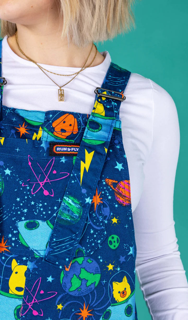 Dogs in Space Twill Dungarees