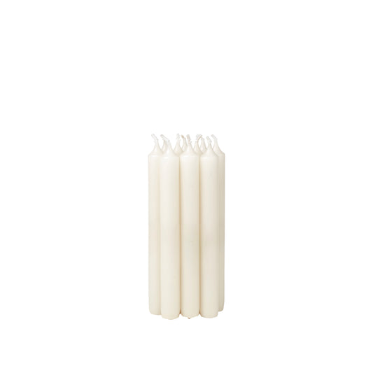Soft Taper Candle 10pk Antique White