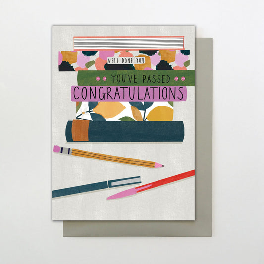 Card You've Passed Congratulations