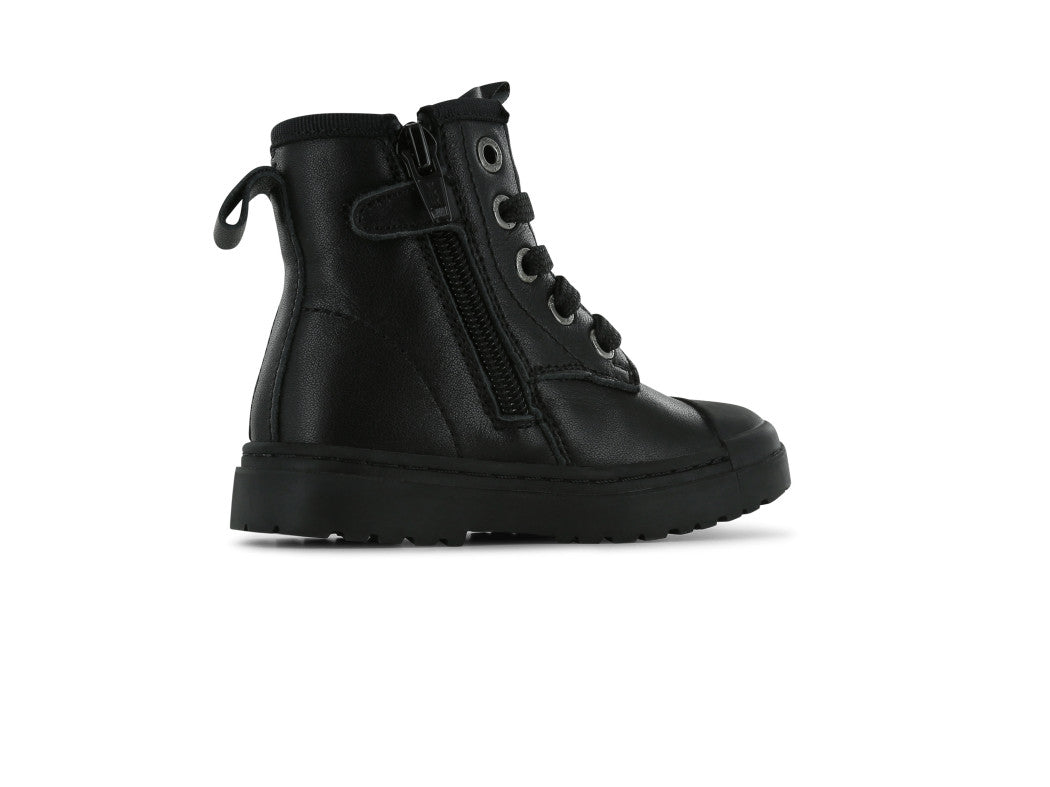 ShoesMe BIKER Leather Boots (Black) 30-38