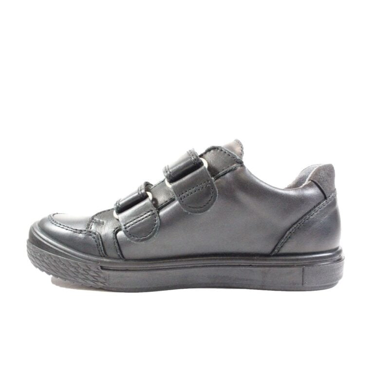 Ricosta Barefoot ETHAN Leather School Shoes (Black)