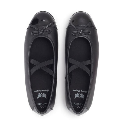 StartRite IDOL Leather School Shoes (Black)
