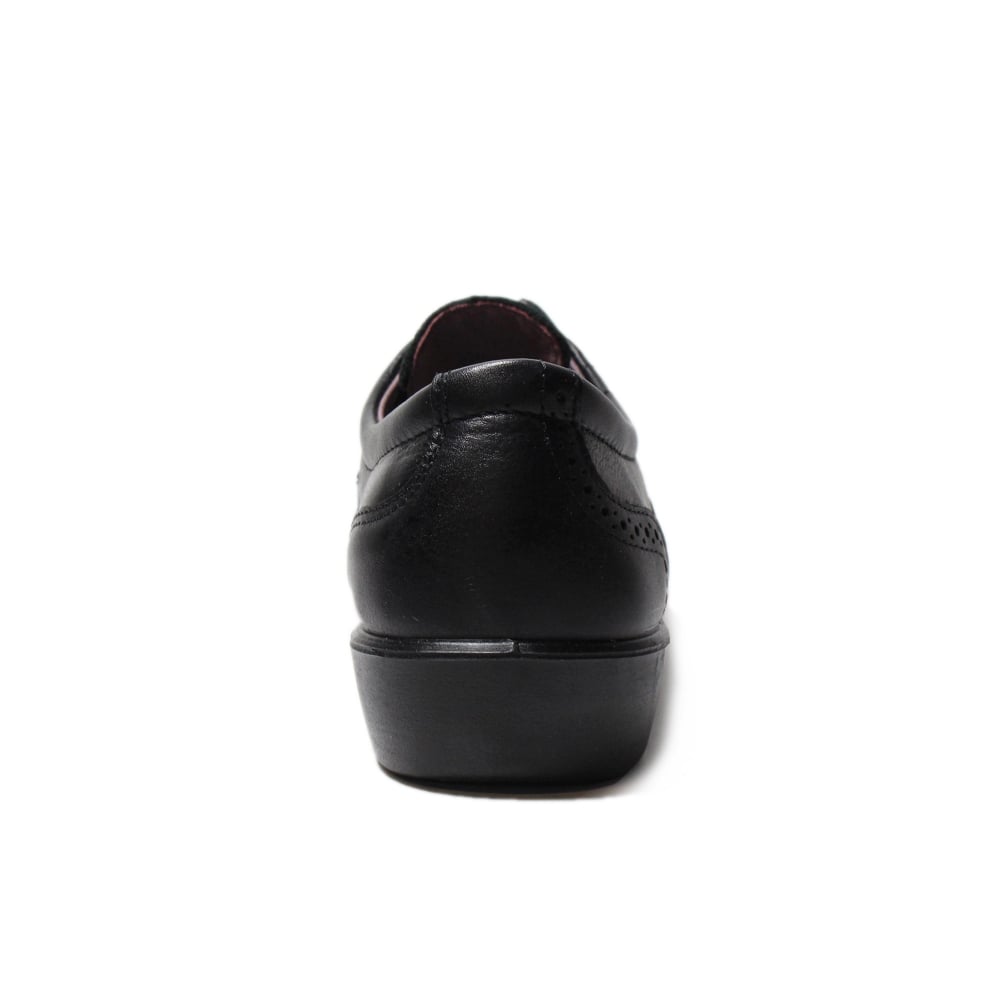 Ricosta KATE/KATIE Leather School Shoes (Black)