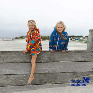 Waterproof beach robes from Muddy Puddles!