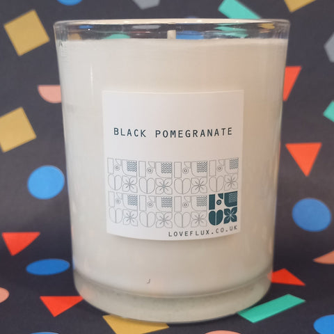 Flux Large Plant Wax Candle - Black Pomegranate