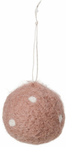 Wollie Wool Deco Ball Camel Hanging Tree Decoration