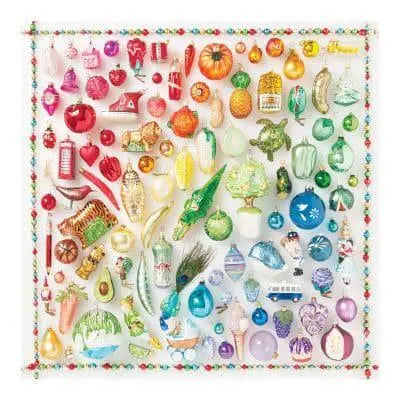 500 Puzzle Rainbow Ornaments