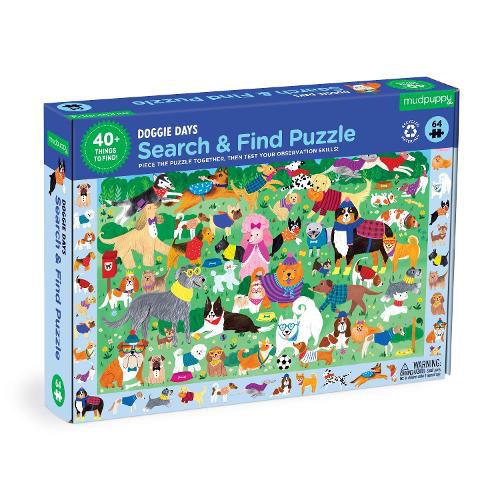 64pc Jigsaw Puzzle Doggie Days