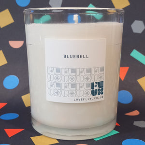 Flux Large Plant Wax Candle - Bluebell