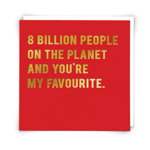 Valentine's Day Card - Billion People