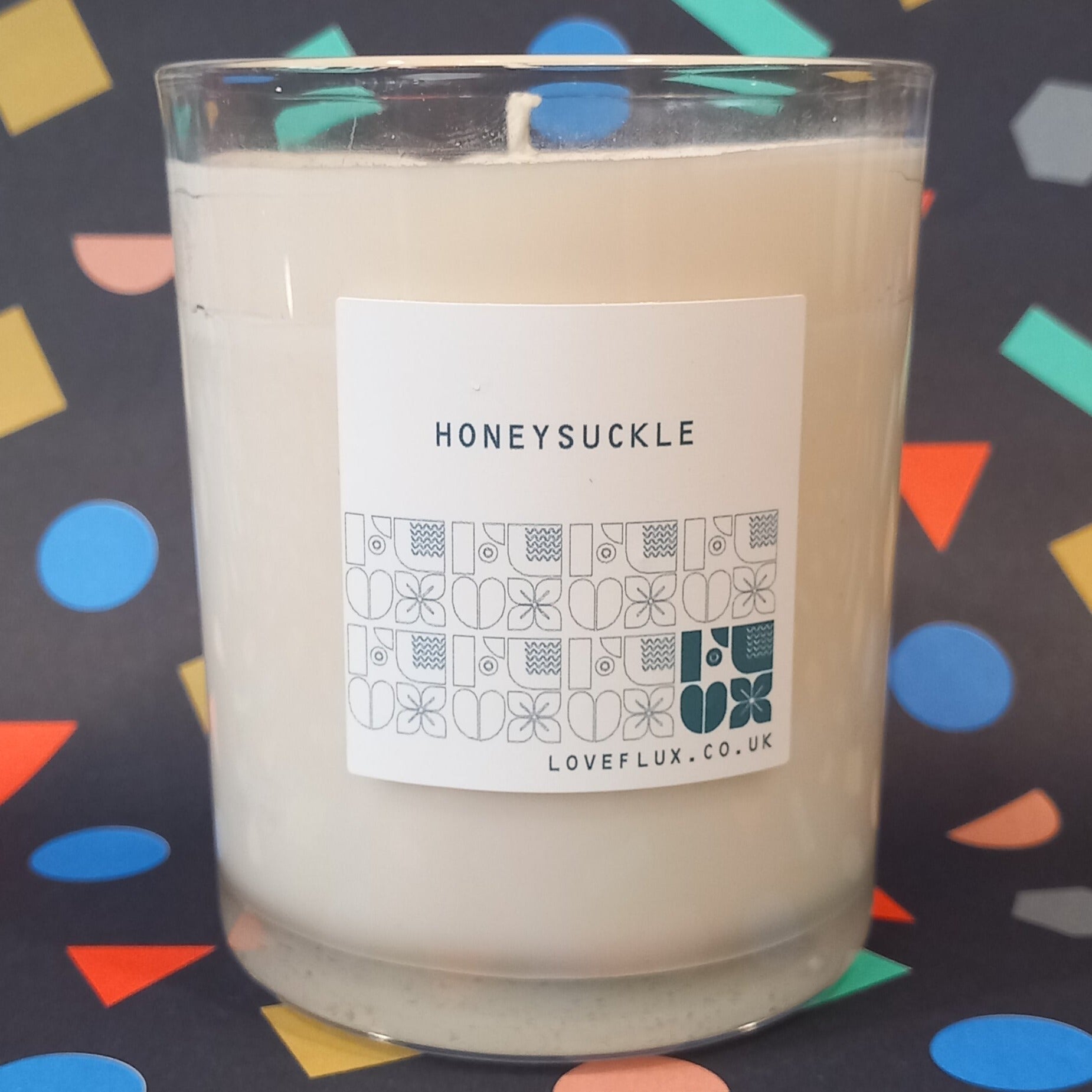 Flux Large Plant Wax Candle - Honeysuckle