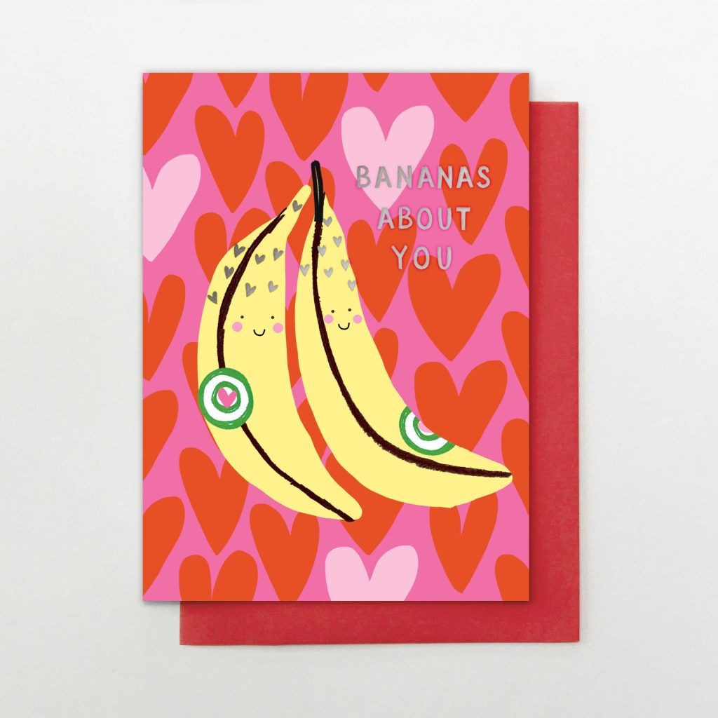 Valentine's Day Card - Bananas About You