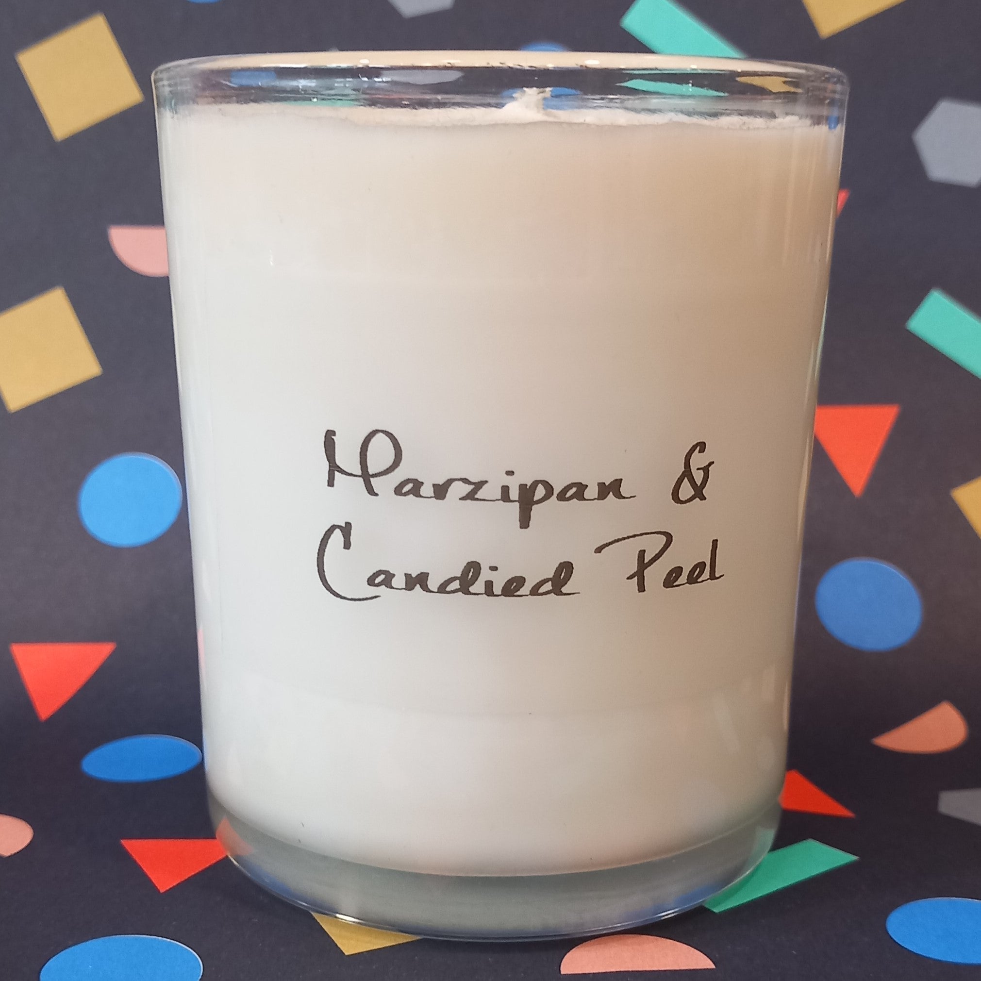 Flux Large Plant Wax Candle - Marzipan & Candied Peel