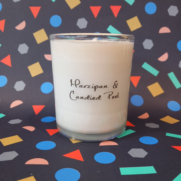 Flux Large Plant Wax Candle - Marzipan & Candied Peel