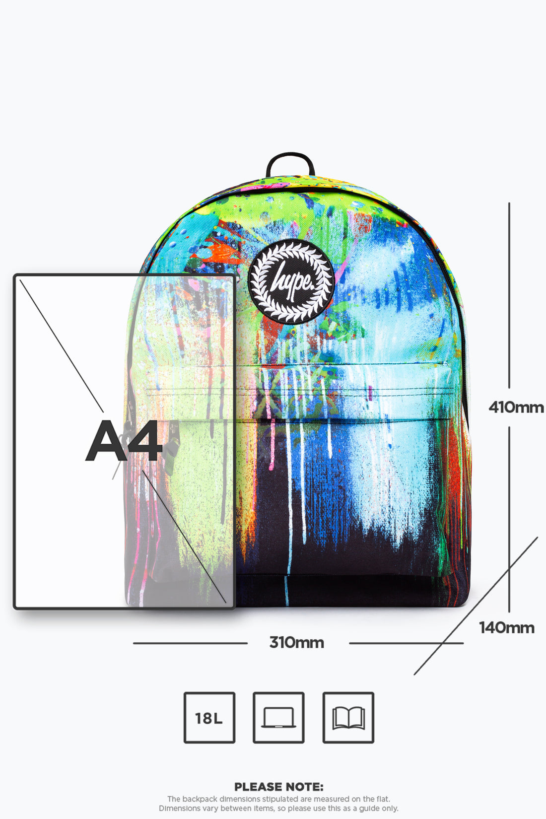 Hype Multi Electric Drips Backpack