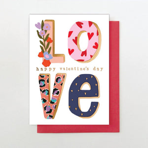 Valentine's Day Card - LOVE Letters