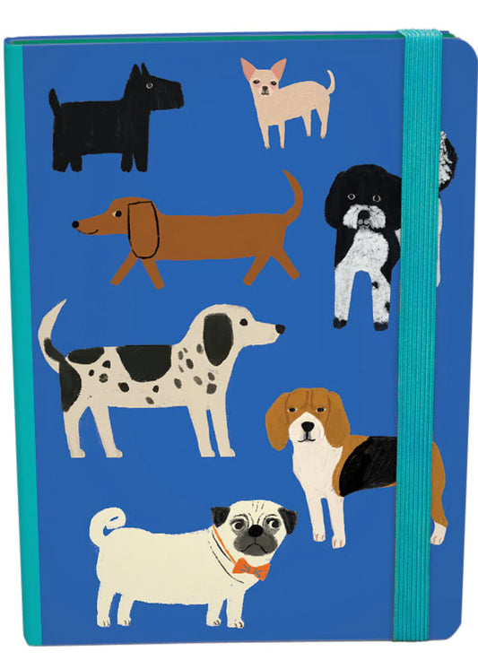 A5 Journal with Elastic Shaggy Dogs