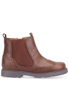 StartRite CHELSEA Leather Ankle Boots (Brown)