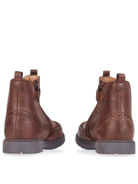 StartRite CHELSEA Leather Ankle Boots (Brown) 28-33