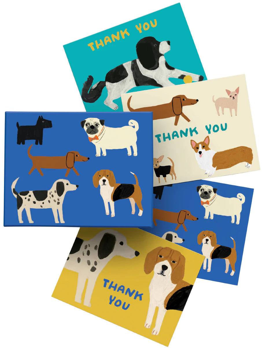 Chic Notecard Box Shaggy Dogs