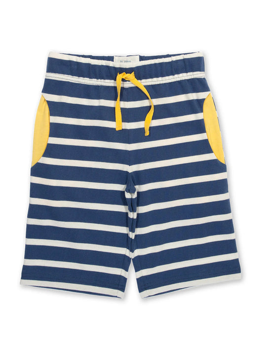 Corfe Shorts (Navy & White Stripes)