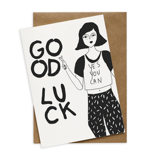 Card Good Luck Yes You Can