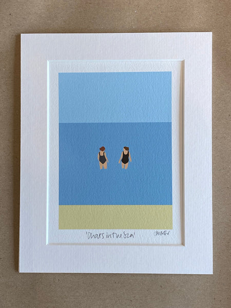 Fiddy & Mabel 6x8 Print Chats In The Sea