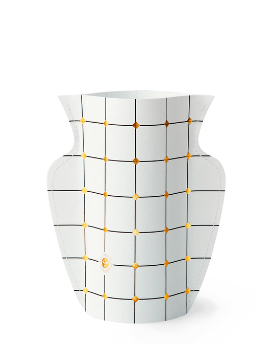 Mini Paper Vase Lido White