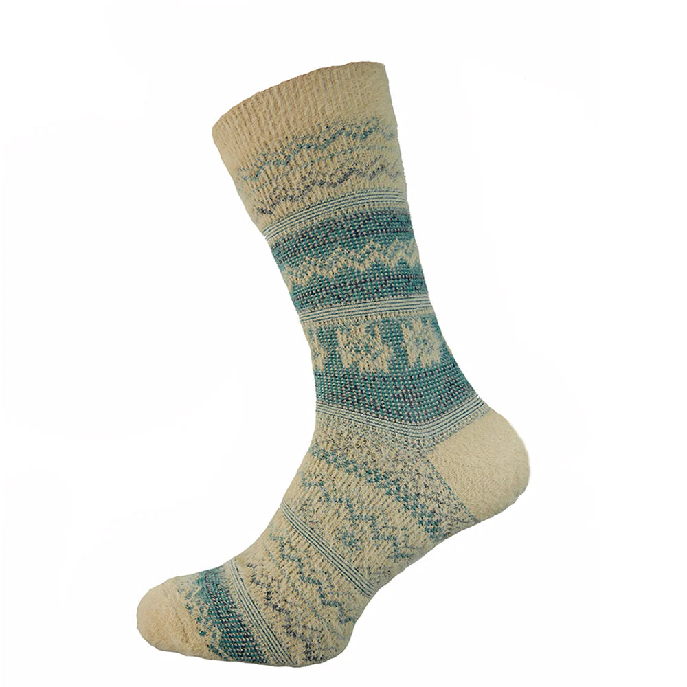 7-11 Wool Socks Blue Scandi