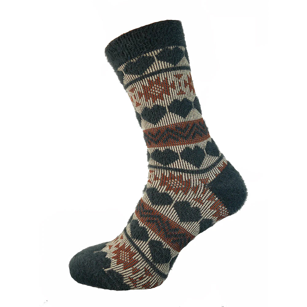 7-11 Wool Socks Grey/Navy