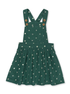 Flower Dot Cord Pinafore