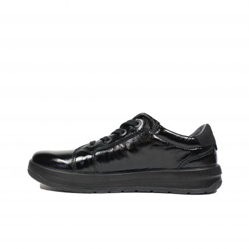 Ricosta RAY PATENT School Shoe (Black) 33-39