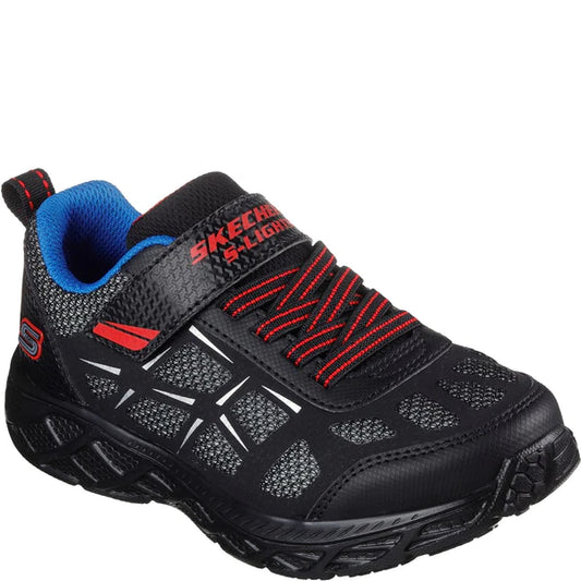 Skechers DYNAMIC FLASH REZLUR Trainers (Black) 30 only!