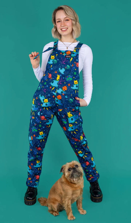 Dogs in Space Twill Dungarees