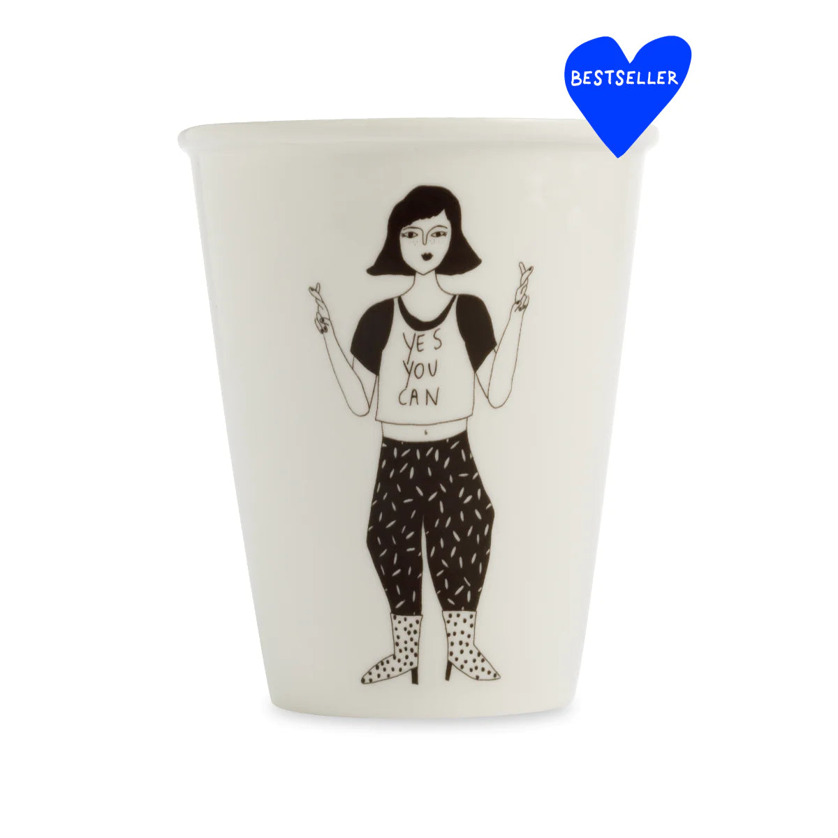 Porcelain Cup Yes You Can