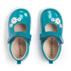 StartRite FAIRY TALE Leather Shoes (Teal Glitter) 20-25