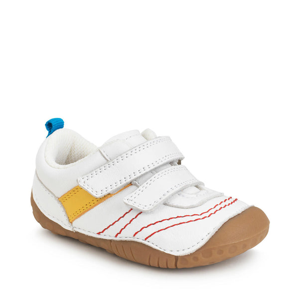 StartRite LITTLE SMILE Leather Trainers (White)  