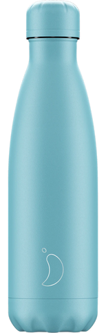 Chilly's Bottle 500ml Pastel All Blue
