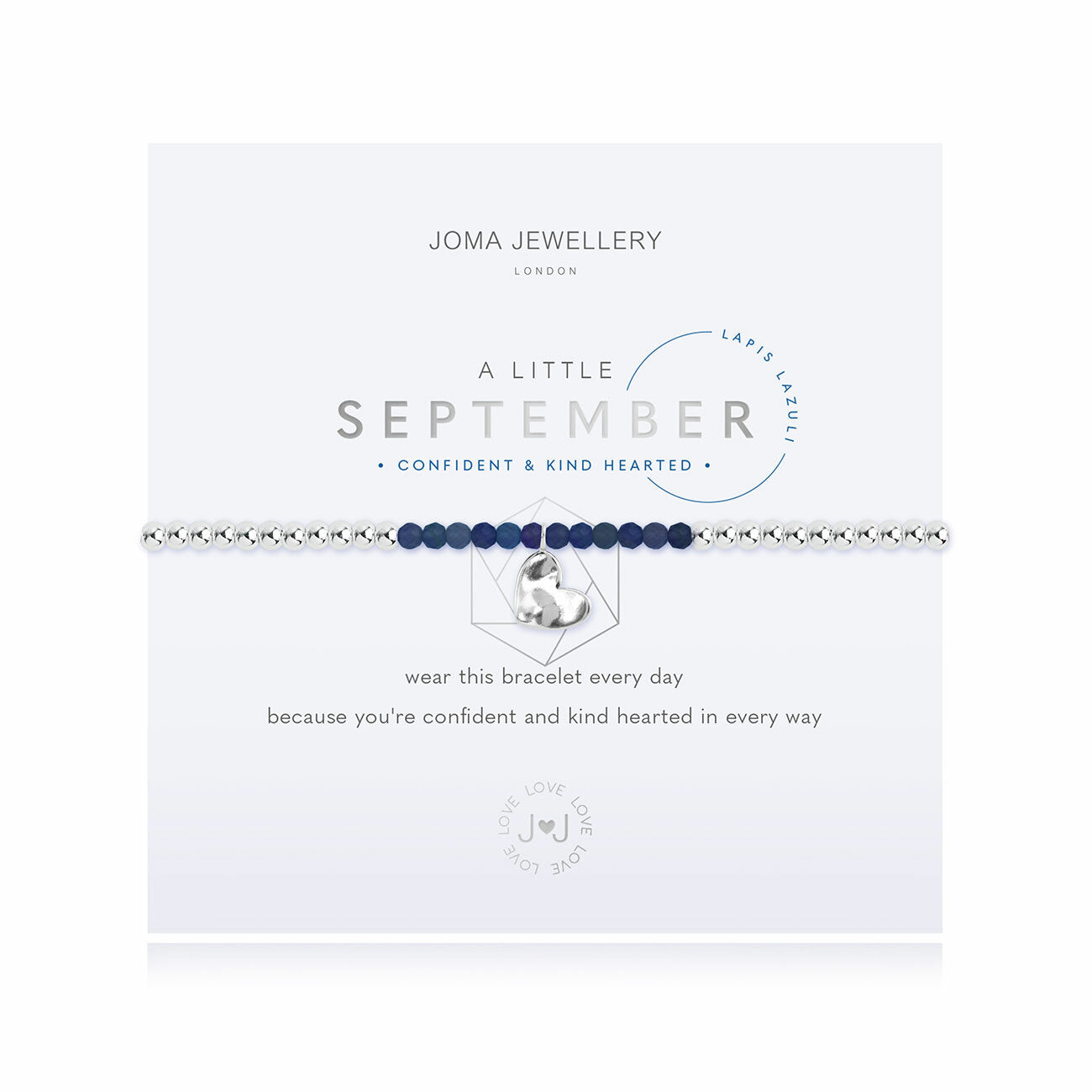 Bracelet Birthstone September Lapis Lazuli