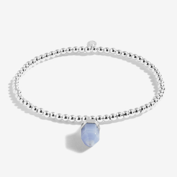 Bracelet Crystal Blue Agate
