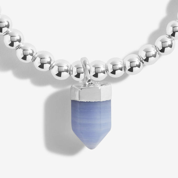 Bracelet Crystal Blue Agate