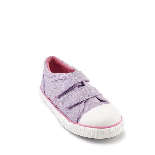 StartRite SANDCASTLE Vegan Canvas Shoes (Lilac Glitter) 