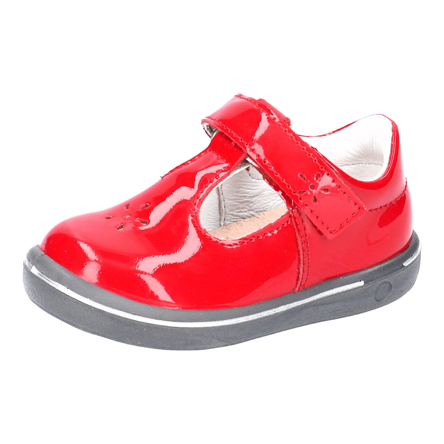Ricosta WINONA T-Bar Shoes (Red/Black) 19-25