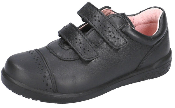 Ricosta GRACE Leather School Shoes (Black) 