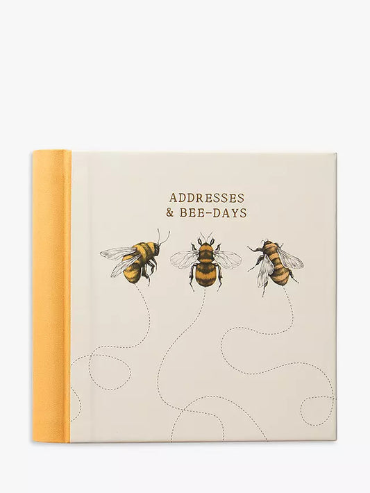 Art File Bees Address & Birthdays Book