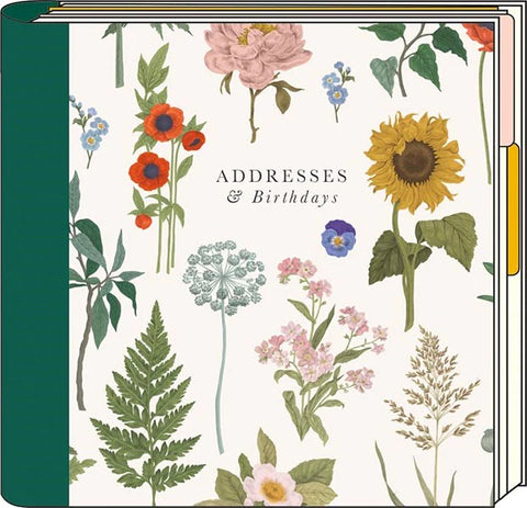 Art File Sunflower Address & Birthdays Book